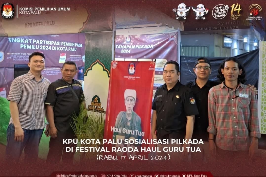 Sosialisasi Pilkada di Festifal Raoda Haul Guru Tua