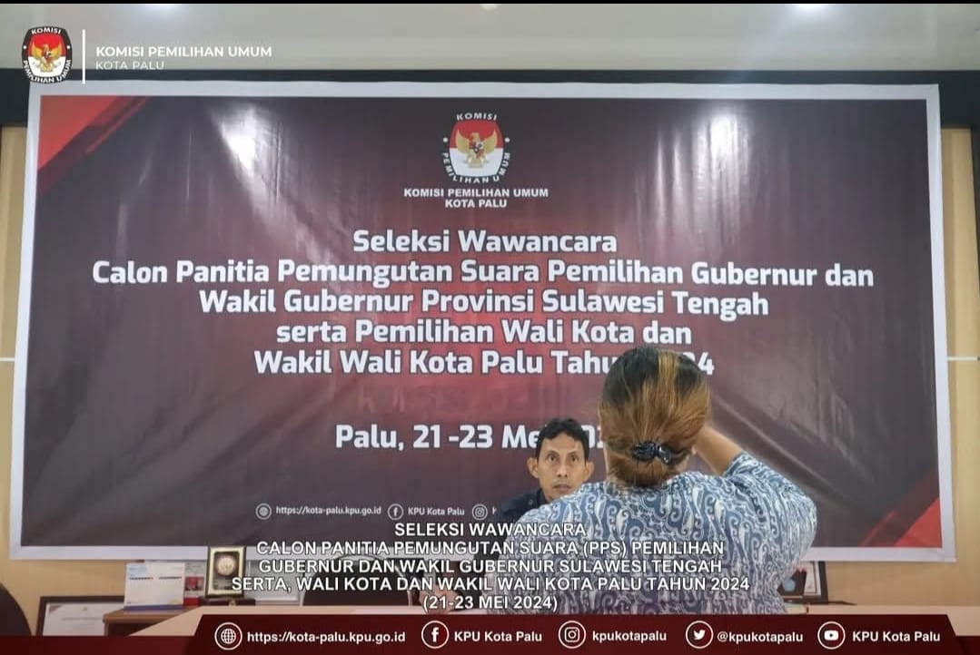 Selesi Wawancara Calon Anggota PPS Pilkada Kota Palu Tahun 2024