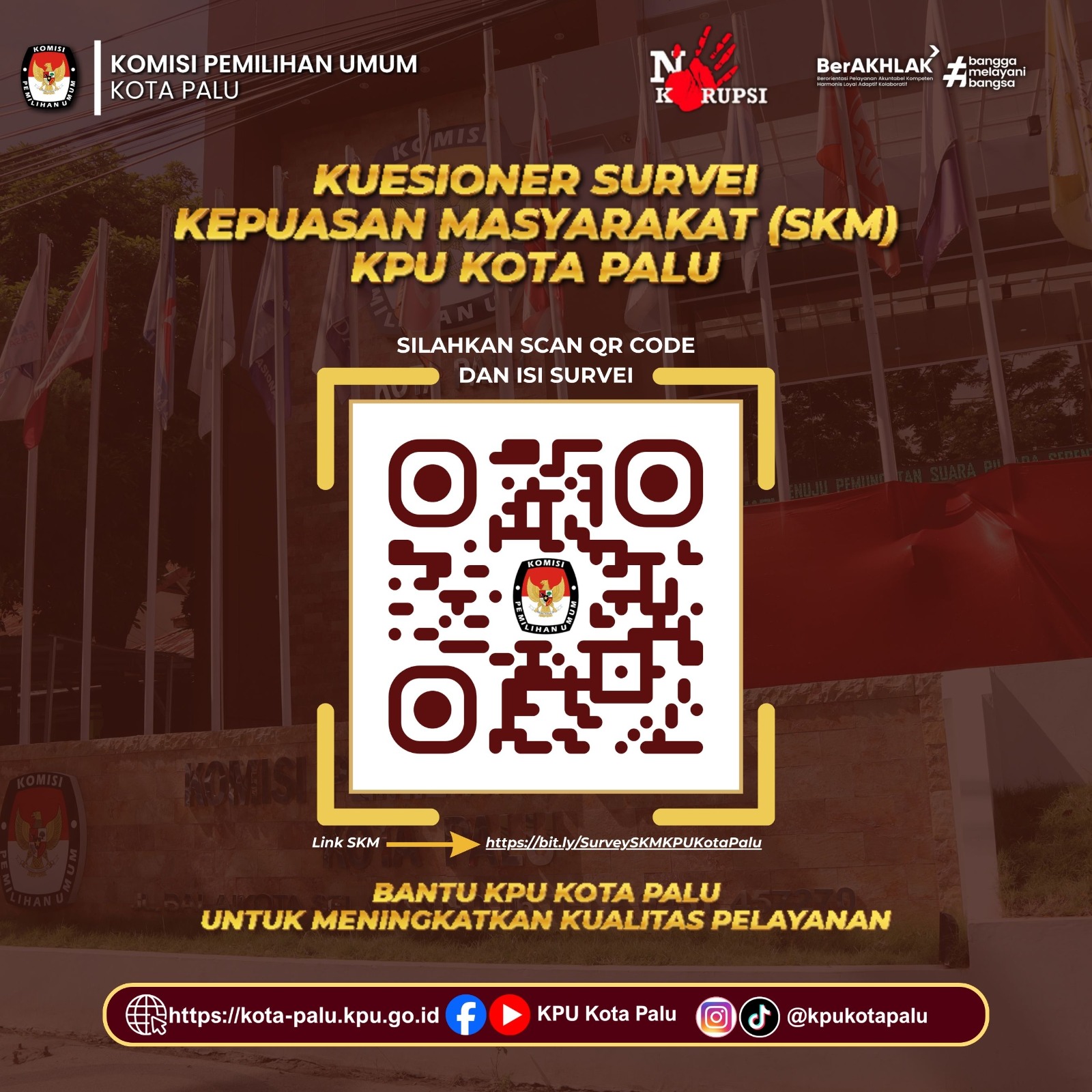 Survey Kepuasaan Masyarakat KPU Kota Palu