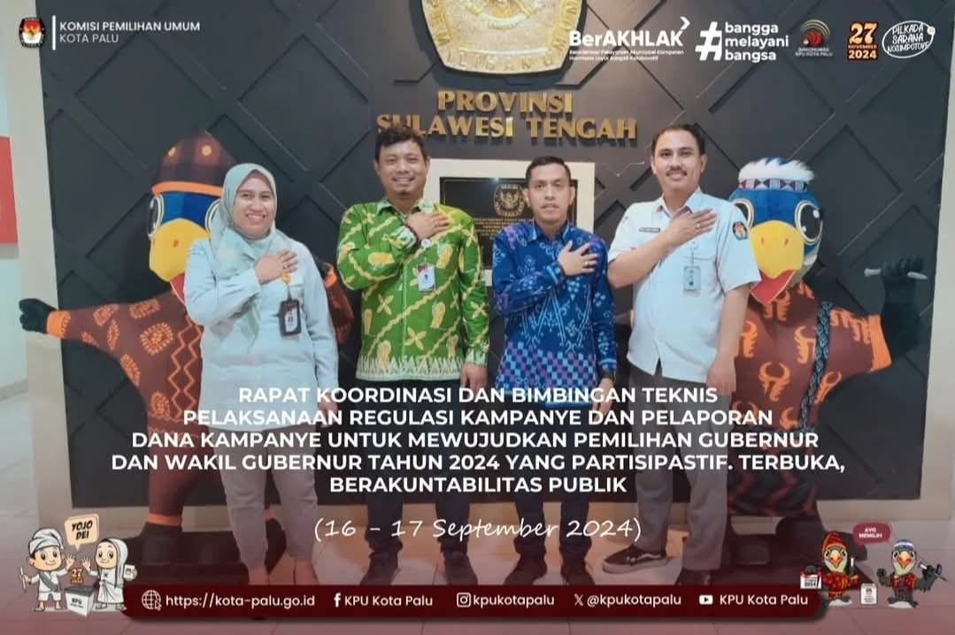RAKOOR DAN BIMTEK PELAKSANAAN REGULASI KAMPANYE DAN PENGELOLAAN DANA KAMPANYE PILKADA 2024