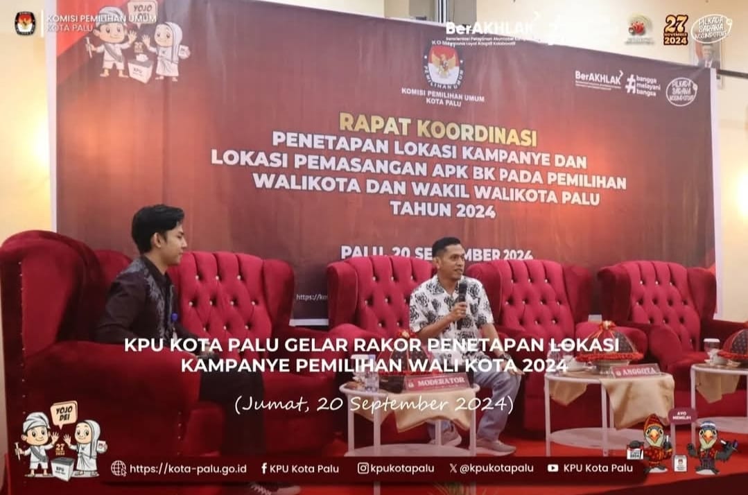 RAKOOR PENETAPAN LOKASI KAMPANYE DAN PEMASANGAN APK BK PILKADA 2024